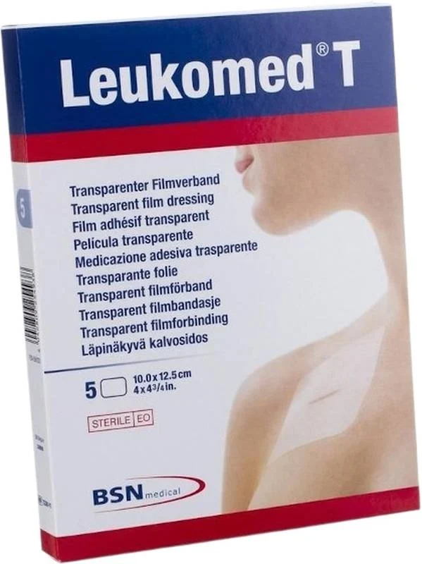 LEUKOMED T trans Filmverb 10x12.5cm 5 Stück