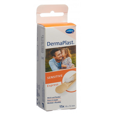 Dermaplast Sensitive Express Strips 19x72mm 15 Stück Dermaplast Sensitive Express Strips 19x72mm 15 Stück
