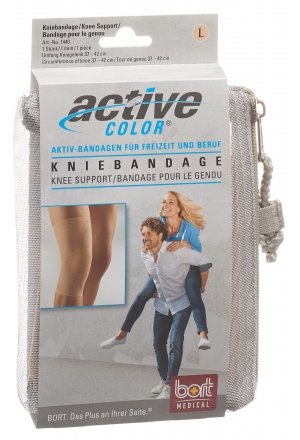 Bort ActiveColor Kniebandage XL +42cm beige Bort ActiveColor Kniebandage XL +42cm beige
