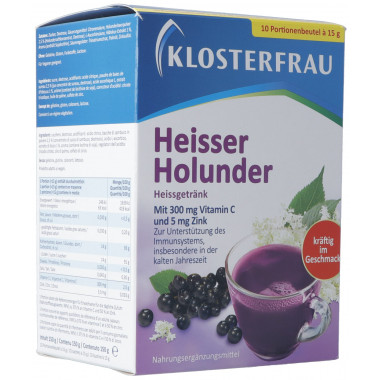 Klosterfrau Heissgetränk Heisser Holunder 10x 15g