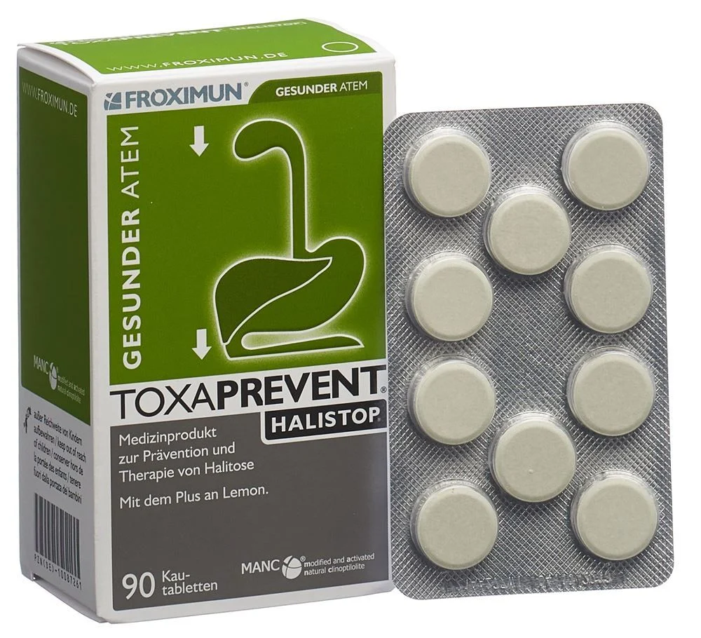 TOXAPREVENT HALISTOP Kautabl 90 Stück