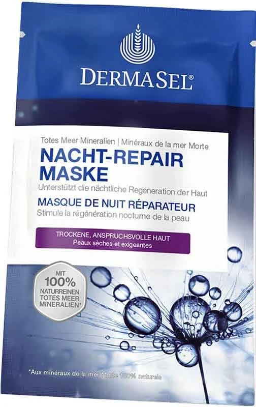 DERMASEL Maske Nacht Repair D/F Btl 12ml