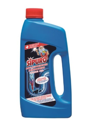 SIPURO Power Gel Abflussreiniger Fl 1lt