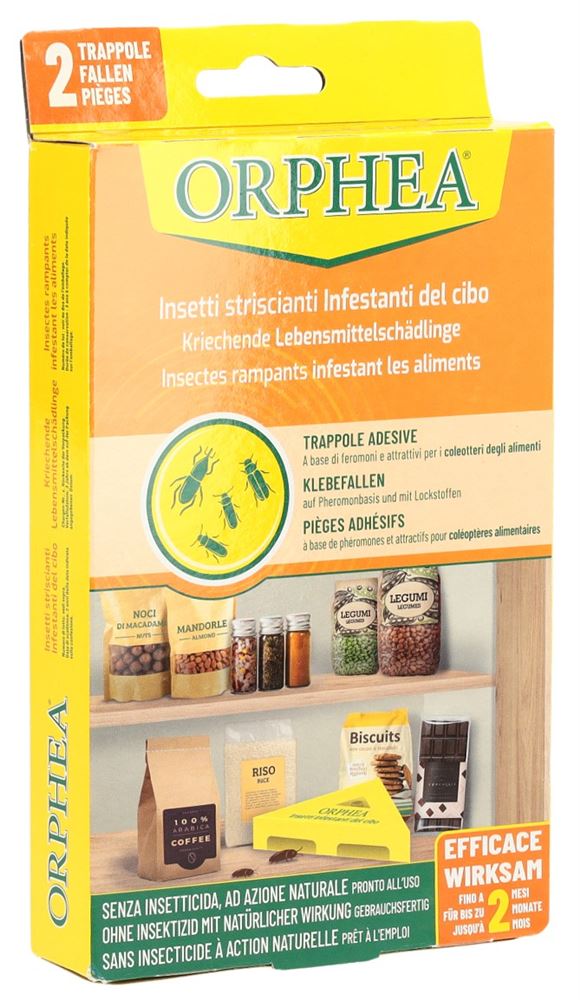 Orphea Falle Lebensmittelschädlinge kriech 2 Stück Orphea Falle Lebensmittelschädlinge kriech 2 Stück