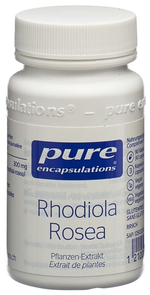 Pure Rhodiola Rosea Kapseln 90 Stück