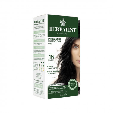 HERBATINT Haarfärbegel 1N Schwarz 150ml HERBATINT Haarfärbegel 1N Schwarz 150ml