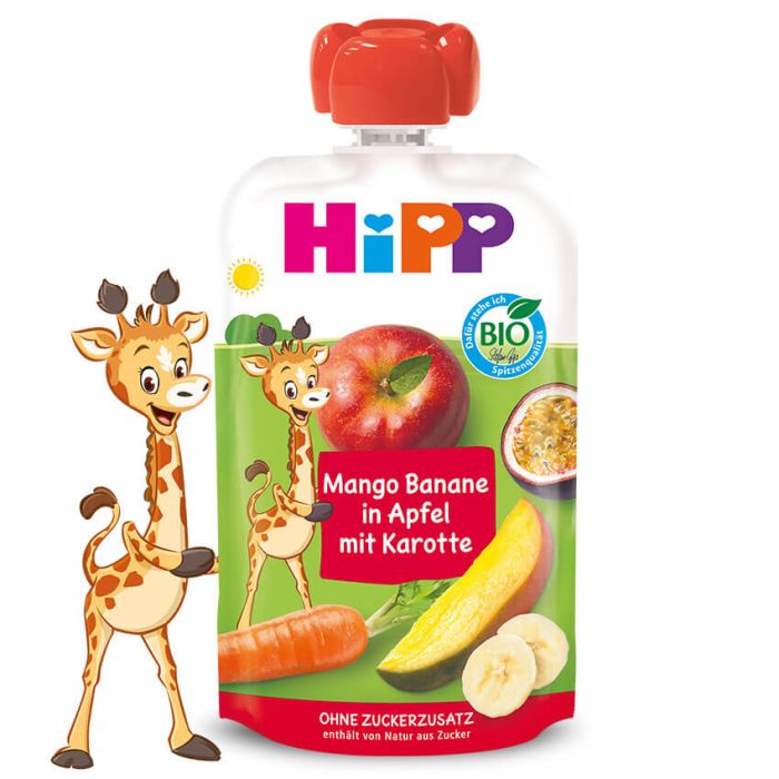 Hipp Mango-Banane in Apfel mit Karotte 100g