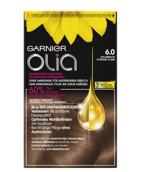 OLIA Haarfarbe 6.0 Hellbraun