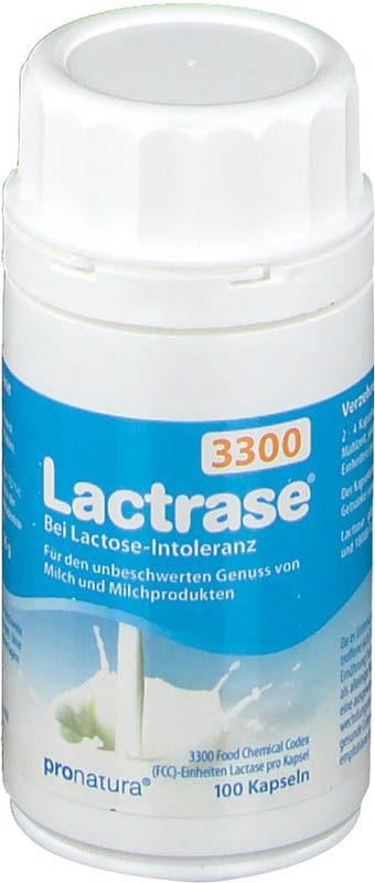 Lactrase Kapseln 3300 IE 100 Stück Lactrase Kapseln 3300 IE 100 Stück