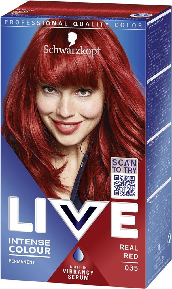 LIVE Intense Color Gel 035 Real Red