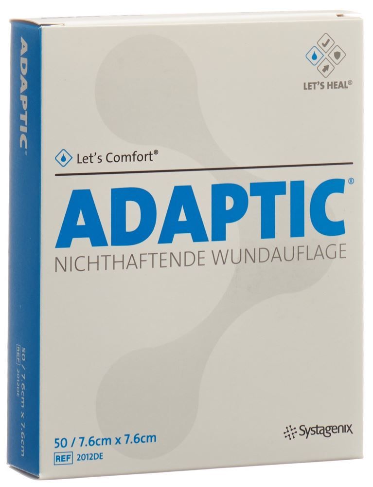 ADAPTIC Wundverband 7.6x7.6cm steril (n) 50Stk ADAPTIC Wundverband 7.6x7.6cm steril (n) 50Stk