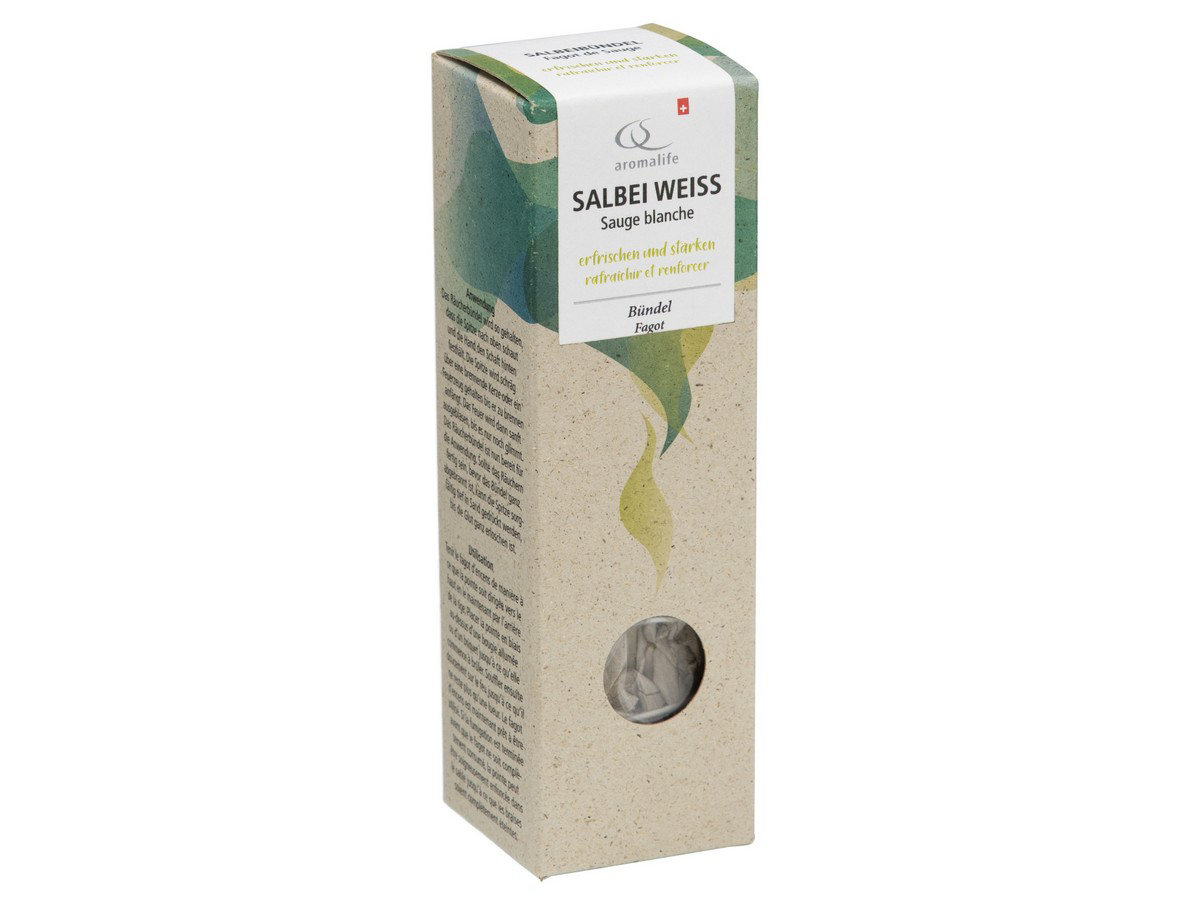 Aromalife Räucherwerk Salbeibündel weiss klein Aromalife Räucherwerk Salbeibündel weiss klein