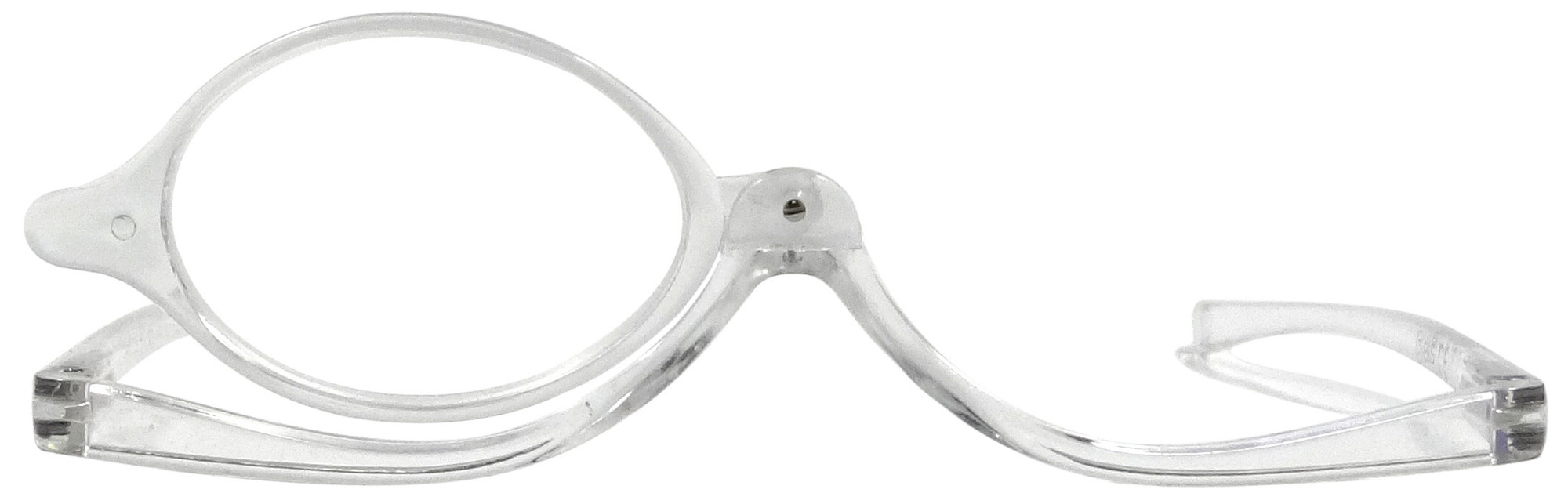 Schminkbrille mit Lupenglas Transparent +1.5