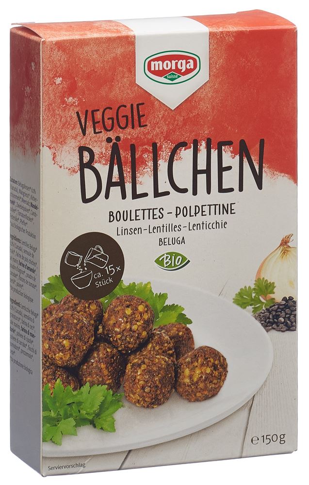 MORGA Linsenbällchen glutenfrei Bio 150g