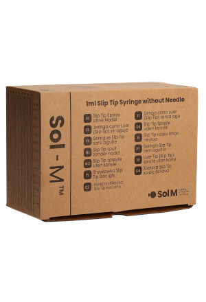 Sol-M Spritze o Nadel 1ml SlipTip 100 Stück