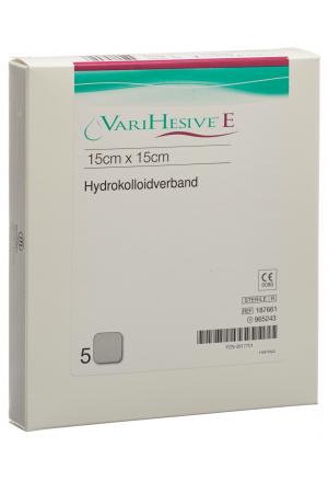 VARIHESIVE E Verband 15x15cm 5 Stück