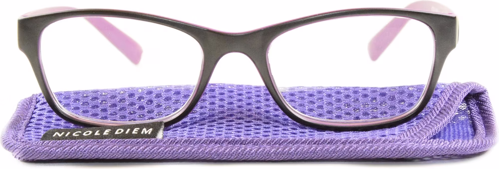 Nicole Diem Lesebrille Nico Purple Schwarz 2.0 dpt