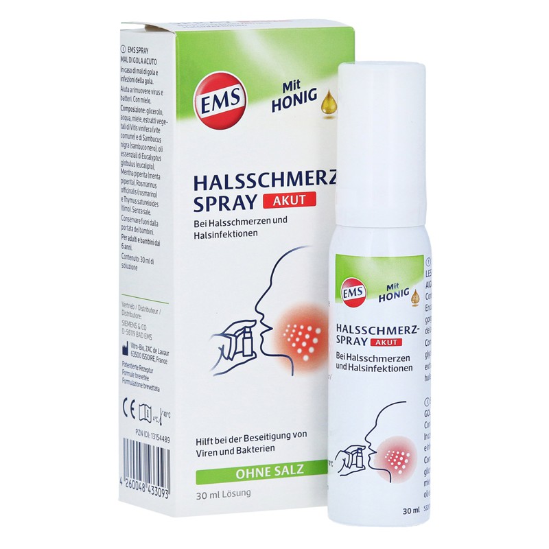 Emser Halsschmerzspray akut 30ml Emser Halsschmerzspray akut 30ml