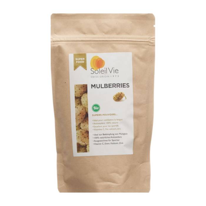 Soleil Vie weisse getrocknete Maulbeeren Bio 80g