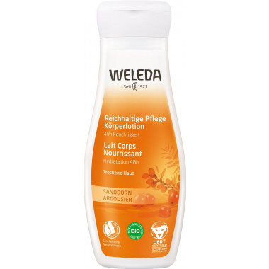 WELEDA Körperlotion Sanddorn reichhaltige Pflege 200ml WELEDA Körperlotion Sanddorn reichhaltige Pflege 200ml