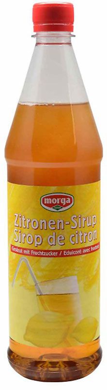 MORGA Zitronen Sirup mit Fruchtzucker Petfl 7.5dl