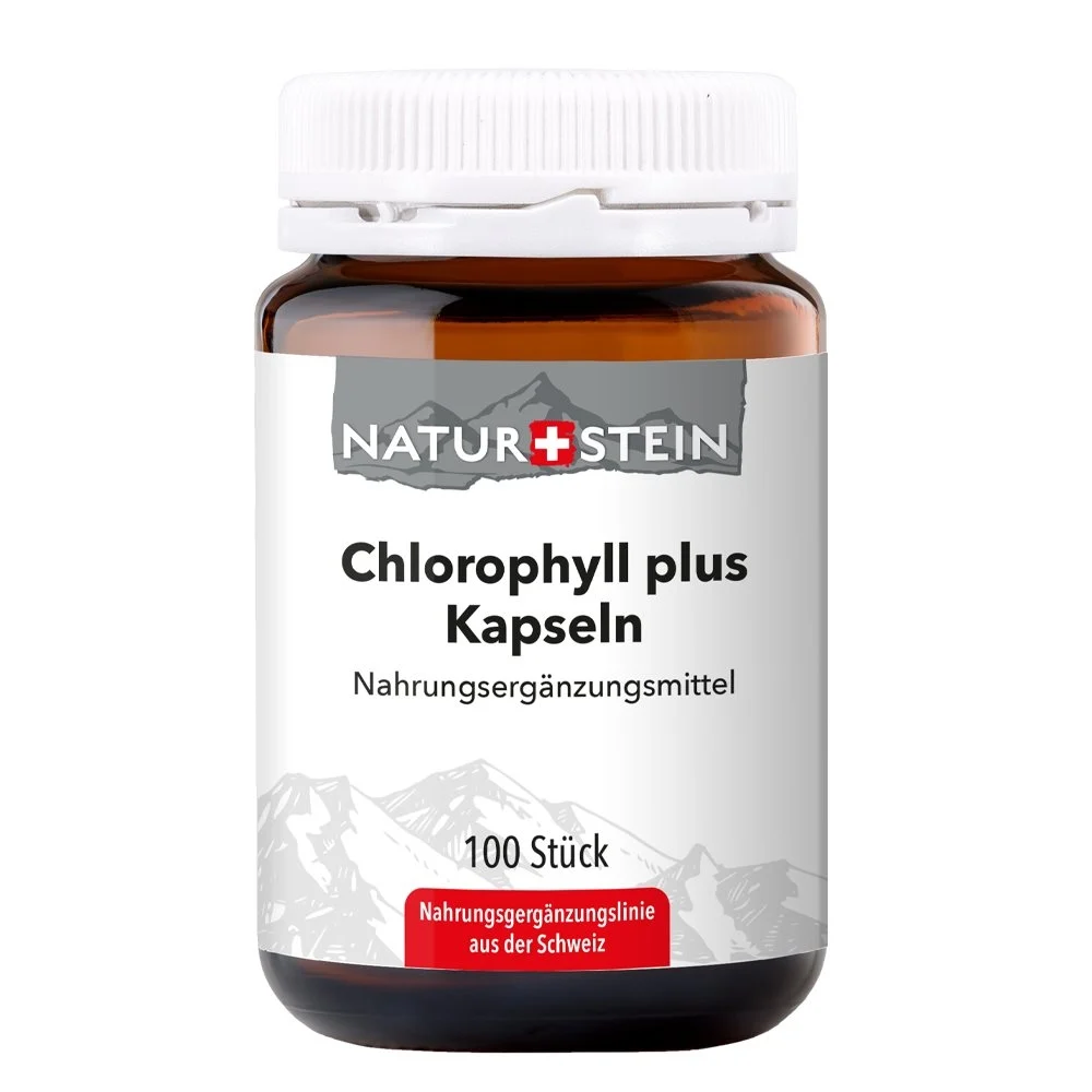 NATURSTEIN Chlorophyll plus Kapseln Glas 100 Stück