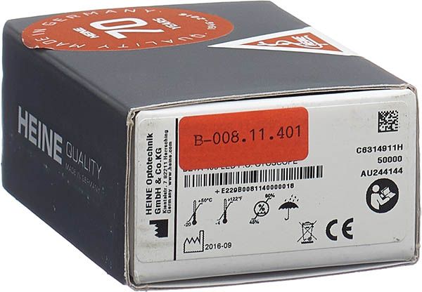 HEINE Otoskop Beta 400 XHL 3.5V und Tips