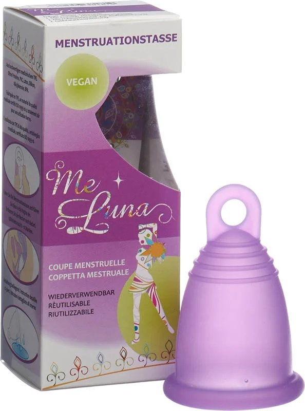 ME LUNA Menstruationstasse Classic XL Violett