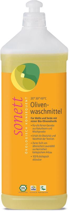 Sonett Olivenwaschmittel Wolle & Seide 1lt Sonett Olivenwaschmittel Wolle & Seide 1lt