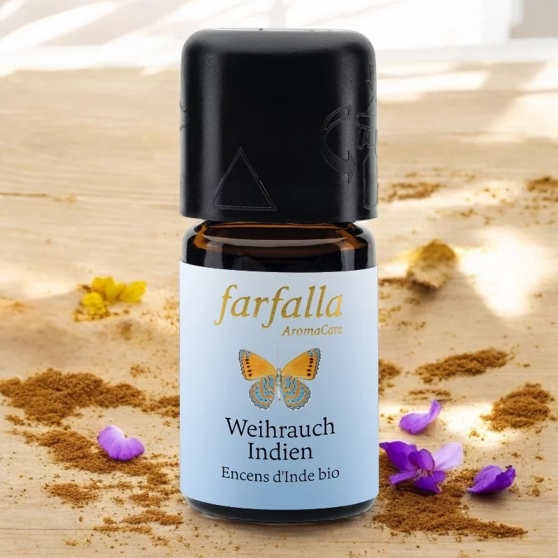 FARFALLA Weihrauch Öth/Öl Indien kbA 5ml FARFALLA Weihrauch Öth/Öl Indien kbA 5ml