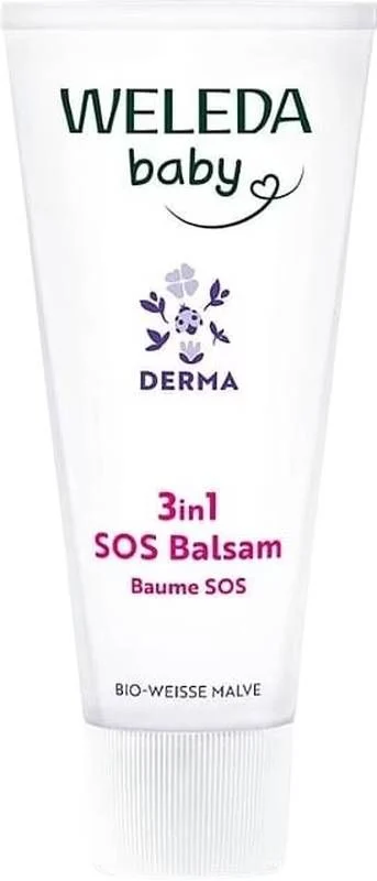 WELEDA Derma 3in1 SOS Balsam weiss Malve Tube 50ml