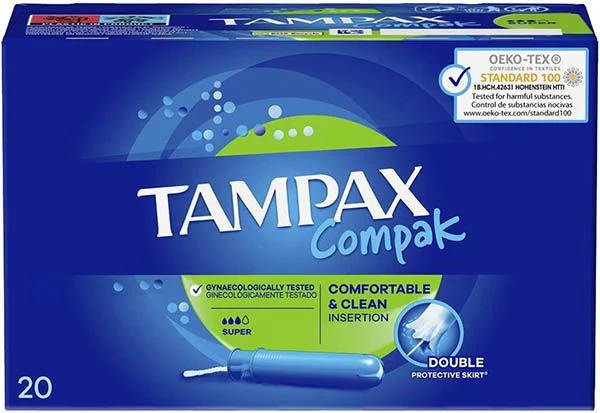 Tampax Tampons Compak Super 20 Stück