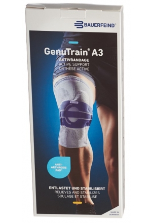 GenuTrain A3 Aktivbandage Gr4 links titan GenuTrain A3 Aktivbandage Gr4 links titan