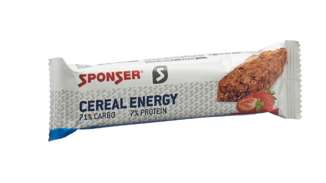 SPONSER® Cereal Energy Bar Erdbeere 40g SPONSER® Cereal Energy Bar Erdbeere 40g