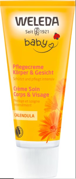 WELEDA BABY CALENDULA Pflegecr Körp&Gesicht 75ml WELEDA BABY CALENDULA Pflegecr Körp&Gesicht 75ml