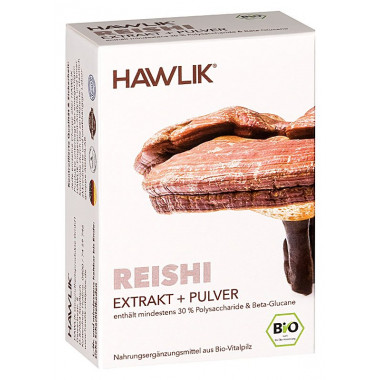 Hawlik Reishi Extrakt + Pulver Kapseln 60 Stück