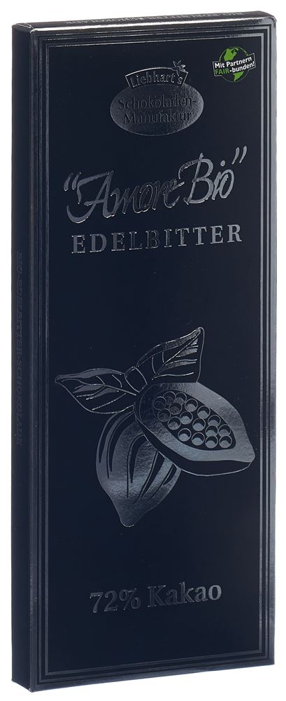 LIEBHART Schoko Edelbitt Kakao 72% Bio 100g