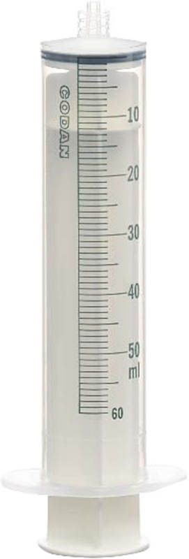 CODAN Einmalspritze 60ml Luer Lock 25 Stück