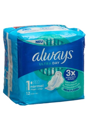 ALWAYS Ultra Binde Normal mit Flügeln (neu) 12 Stück