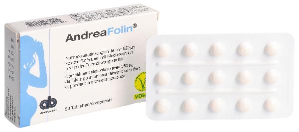ANDREAFOLIN Tabletten 30 Stück