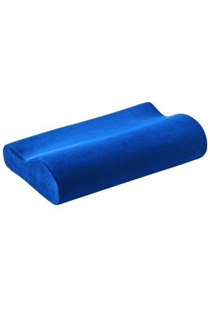 ELSA Nackenkissen 50x11cm Veloursbezug royal