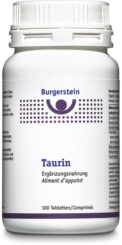 BURGERSTEIN Taurin Tabletten 100 Stück BURGERSTEIN Taurin Tabletten 100 Stück