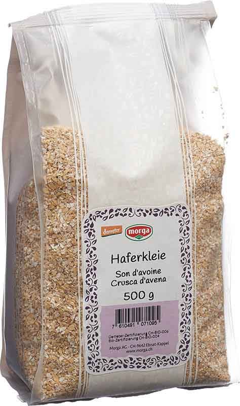 Morga Haferkleie Demeter Btl 500g Morga Haferkleie Demeter Btl 500g