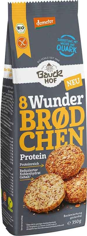 Bauckhof Backmischung Wunderbrötchen protein glutenfrei 350g Bauckhof Backmischung Wunderbrötchen protein glutenfrei 350g