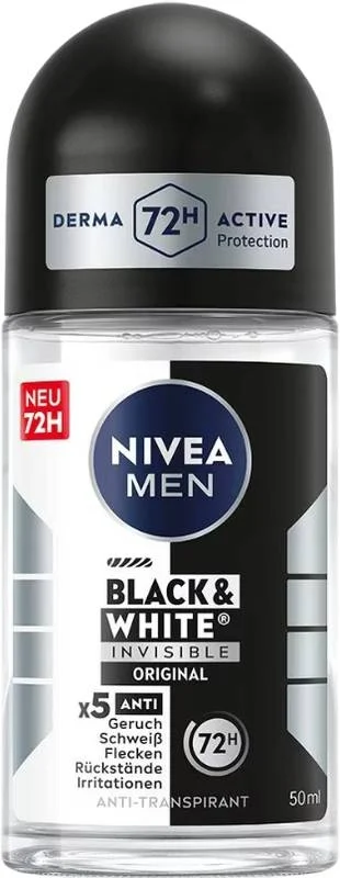Nivea MEN Deo Inv Bla&Whi Roll-on 50ml