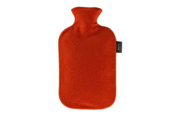 Fashy Wärmflasche Thermoplastik mit Vlies Bezug 2l Cranberry