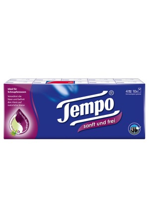 Tempo Taschentücher Sanft&Frei 10 x 9 Stück