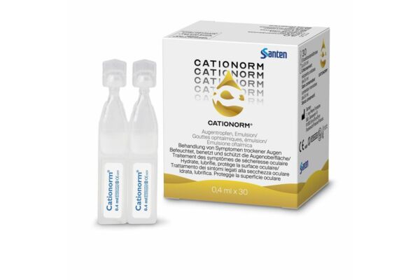 Cationorm Augentropfen-Emulsion UD 30 x 0.4ml Cationorm Augentropfen-Emulsion UD 30 x 0.4ml