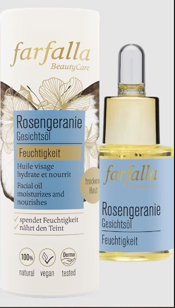 FARFALLA Gesichtsöl Rosengeranie 15ml FARFALLA Gesichtsöl Rosengeranie 15ml