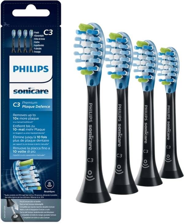 Philips Sonicare Ersatzb C3 Prem HX9044/33 4 Stück